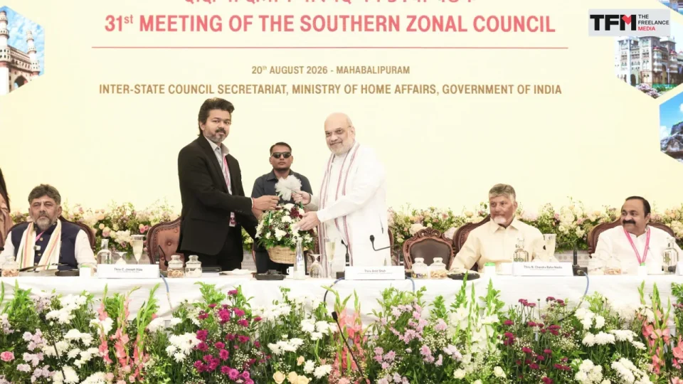 Amit Shah With Tamil Nadu CM Vijay