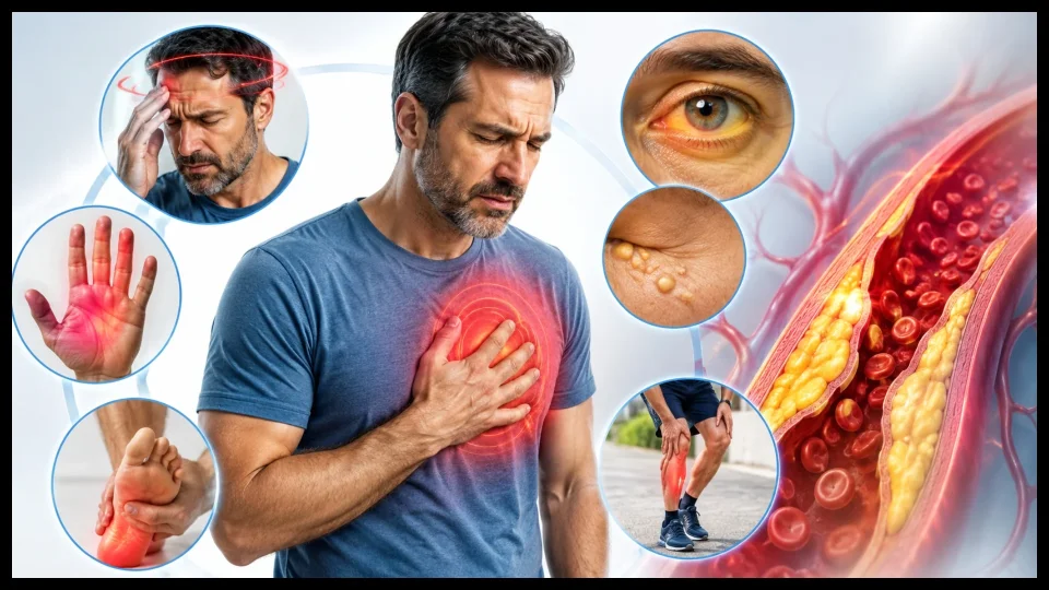Cholesterol बढ़ने के 7 संकेत, शरीर पहले ही देने लगता है ये Warning Signs